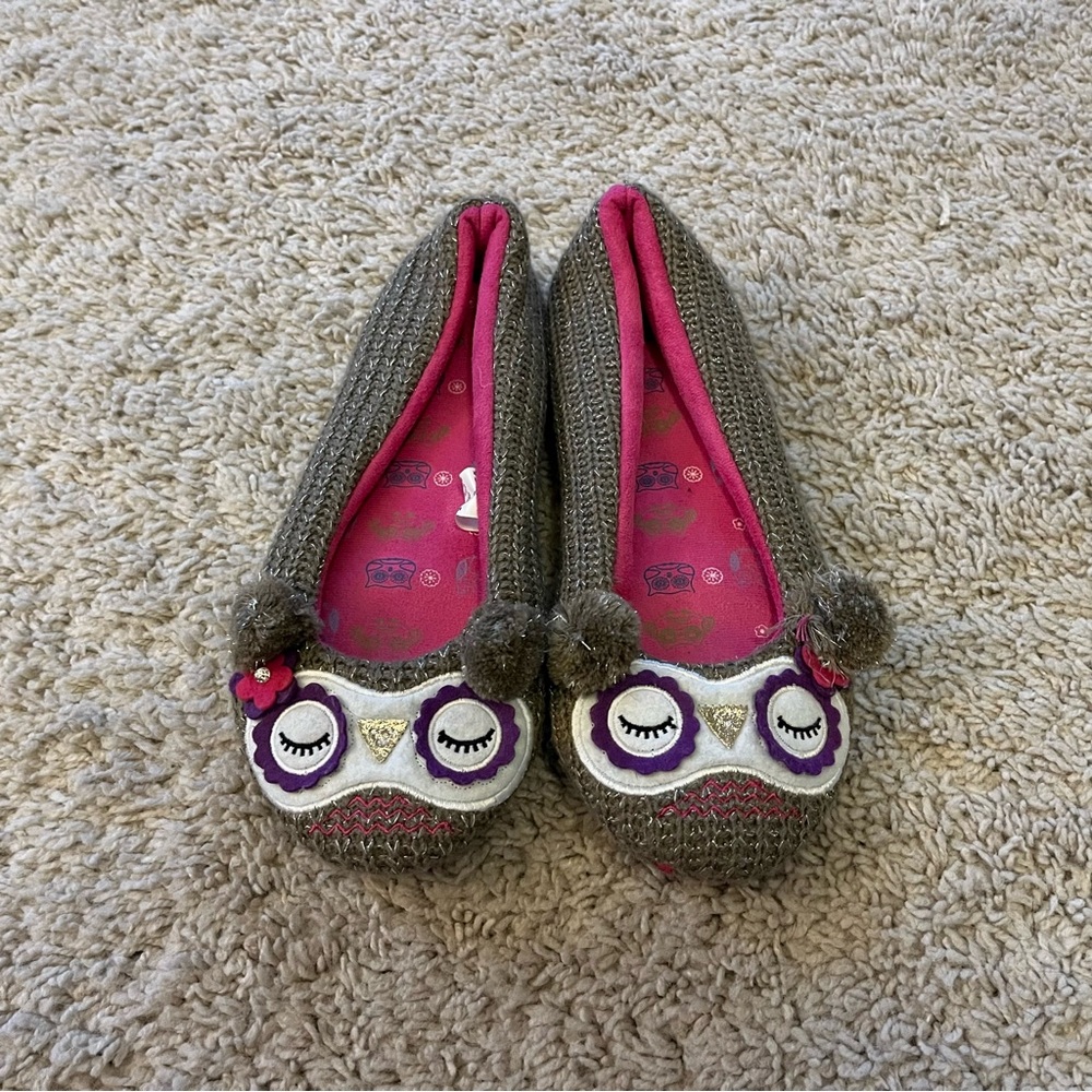 Owl Slippers | 7-8